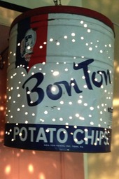 Potato Chip Can Light by Michael Petrie